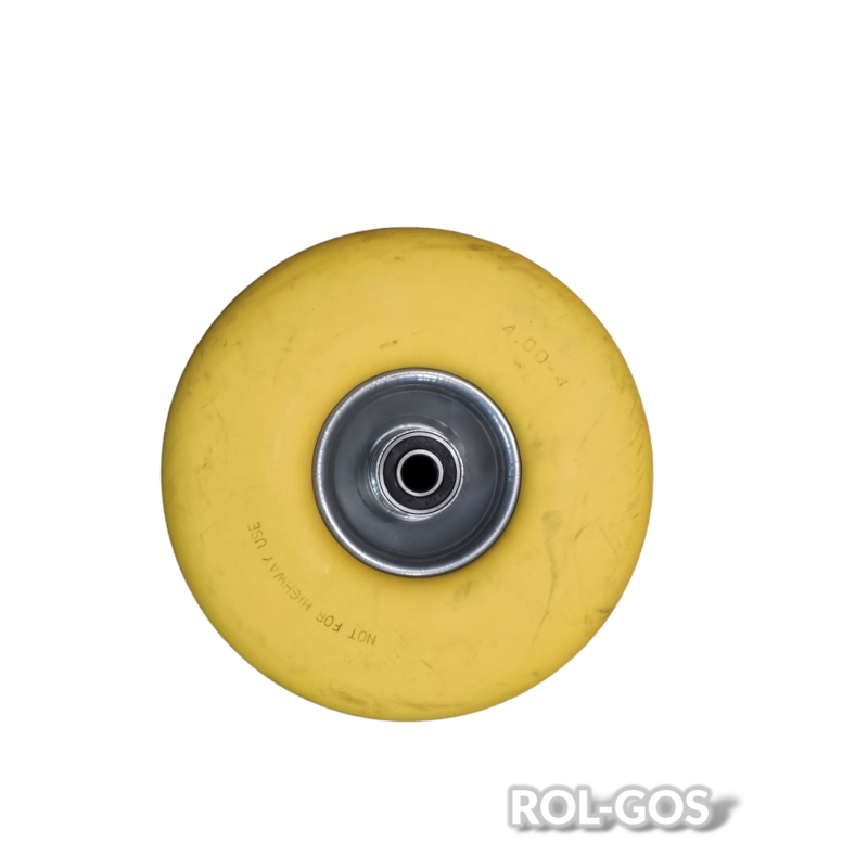 Koło uniwersalne pełne SLICK 4.00x4 na oś fi-20mm 400-4/P Owijarka